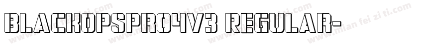 BlackOpsPro4V3 Regular字体转换